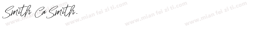 Smith CaSmith字体转换